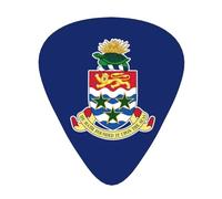 Flag of the Cayman Islands Stylish and durable guitar picks, three types of thin, medium and heavy guitar picks (12 pieces), suitable for guitar, bass, electric guitar, ukulele,