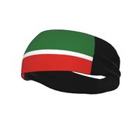 Flag of The Chechen Republic Headbands Men Women Non Slip Wicking Sports Sweatband for Gym Basketball Yoga Hairbands