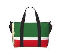 Flag of The Chechen Republic Print Carry On Overnight Bag,Travel Duffel Bag,Personal Item Bag,for Travel, Gym Sports Weekender