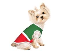 Flag of The Chechen Republic Print Dog Shirt Summer Pet T-Shirts Stretchy Cats Dogs Tee Shirt Sleeveless Tank Top Dog Vest