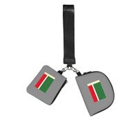 Flag of The Chechen Republic Print Portable Wrist Strap Bag Unisex Outdoor Sports Lightweight Pouch Travel Gift