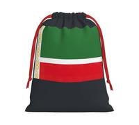 Flag Of The Chechen Republic Print Present Bag, Reusable Organizer For Holiday Celebrations, Xmas Party Favors