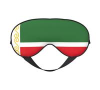 Flag of The Chechen Republic Print Sleeping Eye Cover Eyeshade for Men Women Plane Travel Nap Night Sleeping