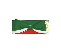 Flag of the Chechen Republic Soft Baby Headband with Knot Bow for Infants 0-6 Months, Warm and Stylish