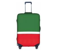 Flag of The Chechen Republic Trolley Suitcase Protective Cover Business Travel Luggage Protector Fashion 18-32 Inches