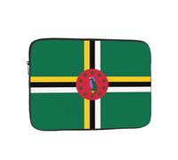 Flag of the Commonwealth of Dominica Patterned 15 inch Portable Laptop Bag - Perfect for Business, Travel, School, Office Shockproof Laptop Inner Pocket