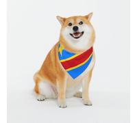 Flag of The Congo Dog Bandanas-Washable Dog Kerchief for Small to Large Pet Scarf for Girl Or Boy, Pet Accessories