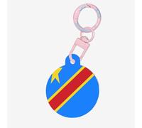 Flag of The Congo Dog Tags Round Pet Tag,Acrylic Pet ID Tags Durable and Stylish,Perfect for Small to Large Pets