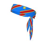 Flag of The Congo Headbands,Sports Head Tie,Headband for Men and Women,Hair Band for Running, Workout, Football