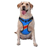 Flag of The Congo Medium Printed pet Traction Vest for Pets to wear When Walking The Dog or Climbing Mountains