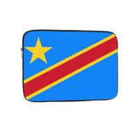 Flag of The Congo Printed Laptop Protective Case Portable Laptop Bag Suitable for Everyday Use 10 inch