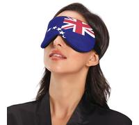 Flag of The Cook Islands Travel Essential Sleep Mask with Elastic Adjustable Band Blackout with Adjustable Elastic Strap Sleep Mask Travel Home Nap Rest