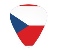Flag Of The Czech Republic Guitar Plectrums 12 Pieces For Ukulele Bass Instrument Accessories