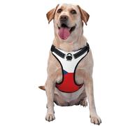 Flag of The Czech Republic Medium Printed pet Traction Vest - Ideal for Dog Walking, Hiking, Daily Travel
