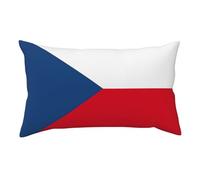 Flag Of The Czech Republic Print Bed Pillow Covers For Comfy Sleeping, Pillow Cases With Short Plush Soft Hotel And Home