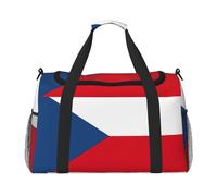 Flag of The Czech Republic Print Duffel Bag for Travel Weekender Overnight Carry On Bag Women Men Gym Luggage Bag Carry on