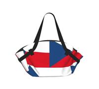 Flag Of The Czech Republic Print Foldable Camping Bag Duffle Bag Waterproof Travel Bag Camping Mattress For Outdoor Park Beach
