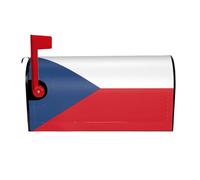 Flag of the Czech Republic Print Mailbox Covers Magnetic Mailbox Post Protective Cover for Outdoor Garden Yard Decor