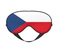 Flag of The Czech Republic Print Sleeping Eye Cover Eyeshade for Men Women Plane Travel Nap Night Sleeping
