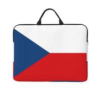 Flag of the Czech Republic Printed 14in Laptop Case Sleeve Bag â€“ Portable Handle & Zipper â€“ Ideal for Travel, Business & Office Use