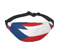 Flag of the Czech Republic Travel crossbody waist bag, suitable for sports, running, cycling, traveling, fishing boys large waist bag,