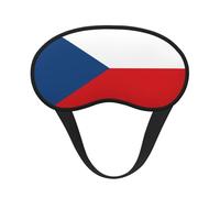 Flag of The Czech Republic Universal Lightweight Eye Mask: Great for Travel, Office Naps and Shift Work. Provides a Comfortable Sleeping Environment