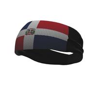 Flag of The Dominican Republic Headbands Men Women Non Slip Wicking Sports Sweatband for Gym Basketball Yoga Hairbands