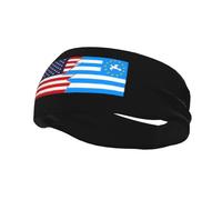 Flag of The Federal Republic of Southern Cameroons and America Headbands Men Women Non Slip Wicking Sports Sweatband for Gym Basketball Yoga Hairbands