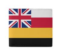 Flag of The Federated Malay States Bifold Wallet Front Pocket with Money and Credit Card Holder for Men Women