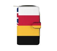 Flag of The Federated Malay States Long Zippered Pouch Slim Clutch Organizer Purse Money and Credit Card Holder for Men Women
