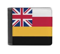 Flag of The Federated Malay States Printed Bifold Wallet with Hidden Compartments Pocket Money and Credit Card Holder for Men Women