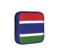 Flag of the Gambia Period Proof Storage Bag-Feminine Hygiene Travel Case for Sanitary Pads, Discreet Mensural Pouch for Purse Office