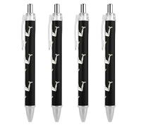 Flag of The Isle of Man Retractable Ballpoint Pen 0.5mm Fine Point Black Ink Pens Office Supplies for Teacher4 PCS AS PIC 2