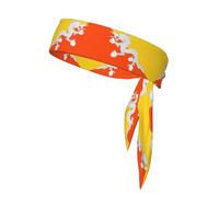 Flag of The Kingdom of Bhutan Printed Sports Bandage Fitness Bandage Suitable for Sports Enthusiasts Ninja Football and Basketball