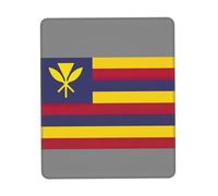 Flag of The Kingdom of Hawaii Desk Pad, Washable for Office/Gaming/Writing, Rubber Base, Polyester Surface