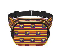 Flag of The Kingdom of Hawaii Fanny Pack Belt Bag for Women and Men, Fashionable Waist Pack for Traveling, Hiking