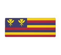 Flag of The Kingdom of Hawaii Mouse Pad 11.8x31.5 in. Non-Slip Base for RGB Keyboard, Mouse and Laptop, Suitable for Gaming and Office.