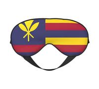 Flag of The Kingdom of Hawaii Print Eye Mask,Silk-Like Sleep Mask,Night Sleeping Mask for Men Women,for Sleep Relaxation
