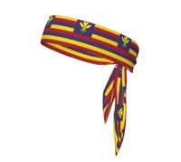 Flag Of The Kingdom Of Hawaii Print Head Tie Headbands, Ninja Karate Tie, Athletic Sweatbands,Sweat Wicking Workout Head Band