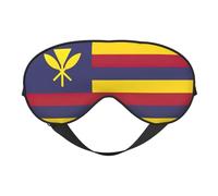 Flag of The Kingdom of Hawaii Print Sleeping Eye Cover Eyeshade for Men Women Plane Travel Nap Night Sleeping
