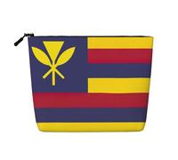 Flag of The Kingdom of Hawaii Print Toiletry Bag Cosmetic Bag Large Capacity Travel Makeup Bag for Women for Daily Use Travel