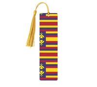 Flag of The Kingdom of Hawaii Printing Fashion Wooden Bookmarks 5 Pieces,Rectangle Bookmarks for Adult Perfect for Graduation Gifts