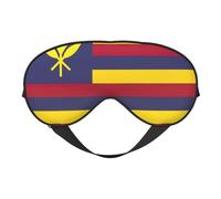 Flag of The Kingdom of Hawaii Printing Rest Sleep Eye Mask, Soft Eye Mask for Home Camping, Blocks Light, Comfortable for Most Users