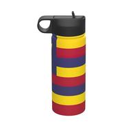 Flag of The Kingdom of Hawaii Printing The Print 18 Oz Stainless Steel Sports Insulated Kettle with Lid for Adult Men Women