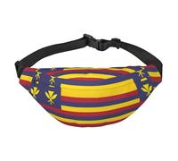 Flag of the Kingdom of Hawaii Travel Fashion Waist Bag, Suitable for Sports, Running, Cycling, Traveling, Fishing Boys Large Crossbody Waist Bag,