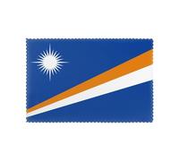 Flag Of The Marshall Islands 12in *18 In Durable Placemats Set Of Six For Dining Table Heat Insulation Anti-Slip Wear-Resistant