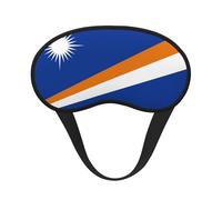 Flag of The Marshall Islands Blackout Sleep Mask,Soft Polyester, Anti-Light, Stylish,Suitable for Men and Women,for Daily Work and Outdoor Travel.
