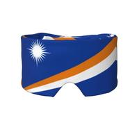 Flag of the Marshall Islands Double-Sided Printed Eye mask, Soft and Light-Blocking, Suitable for Travel and Home