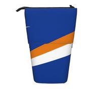 Flag of The Marshall Islands Expandable Stand Pencil Pouch, Multi-Design Oxford Fabric, Adjustable Height, Multi-Use Cosmetic Bag