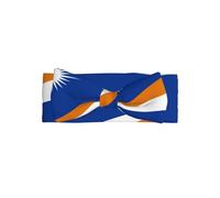 Flag of the Marshall Islands Infant Headband - Soft Stretchy Turban with Knot Bows for Toddlers Exquisite Accessories